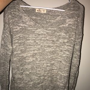 Hollister xs/s grey sweater